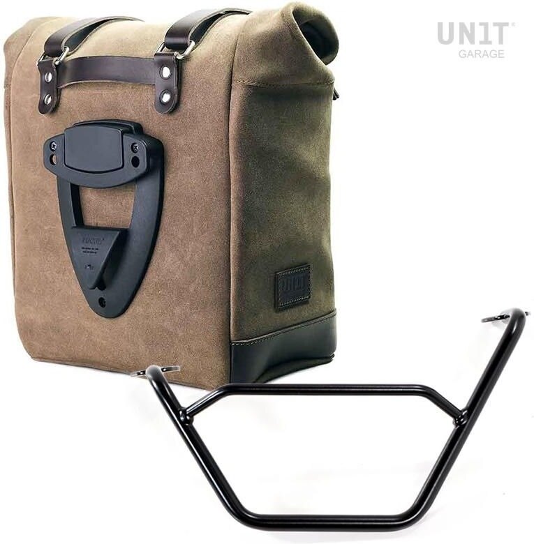 UNIT GARAGE ユニットガレージ Unit Garage Waxed suede side pannier Scram 22L-3...