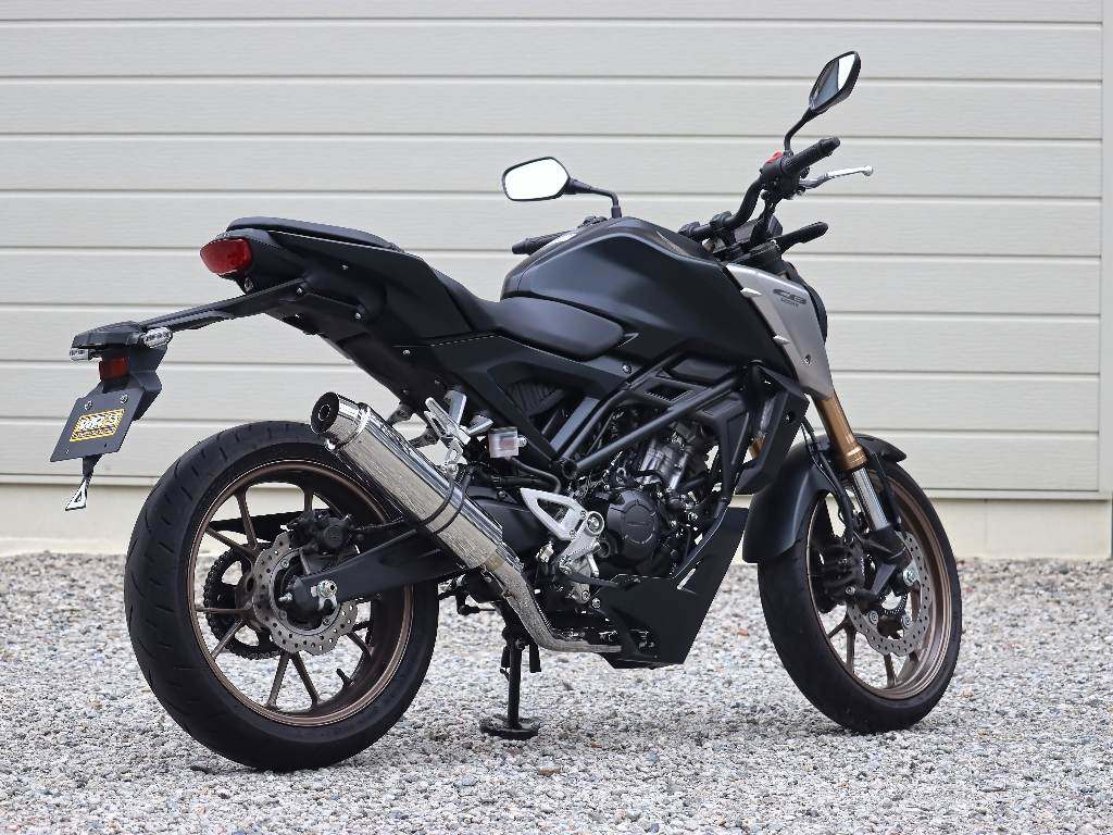 WR’S ダブルアールズ ラウンドタイプフルエキゾースト CB125R HONDA ホンダ フルエキゾーストマフラー マフラー