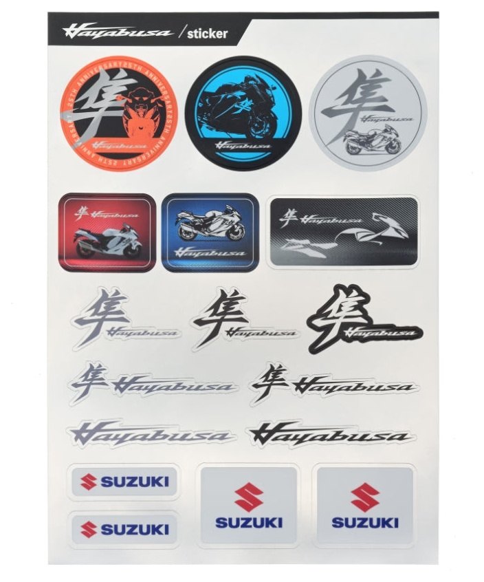 SUZUKI スズキ ステッカーシート Hayabusa HAYABUSA ステッカー・デカール 外装