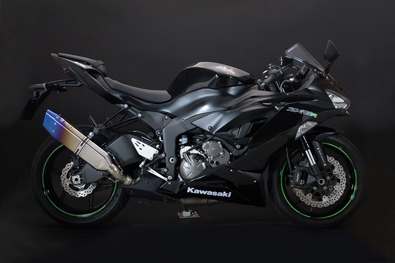 TRICKSTAR トリックスター 政府認証スリップオンマフラーIKAZUCHI ZX-6R KAWASAKI カワサキ スリップオンマフラー マフラー タイプ：IKAZUCHI焼チタンサイレンサー