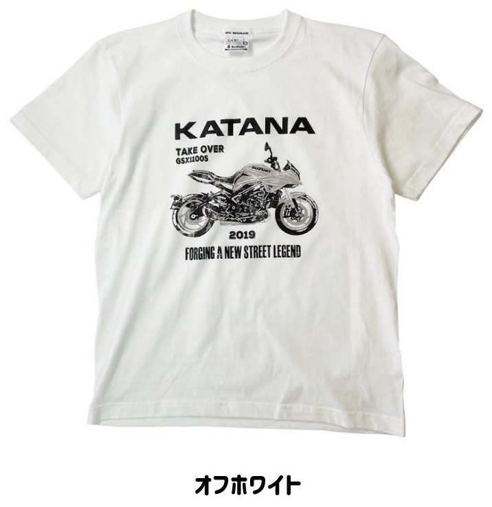 Suzuki Official Licensed Product スズキオフィシャルプロダクト KATANA GSX1100S TAKE OVER Tシャツ カタナ 刀 GSX1000S GSX750S SUZUKI スズキ アパレル