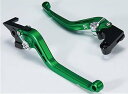 U-KANAYA ユーカナヤ スタンダードタイプ ロングアルミビレットレバーセット XMAX250 YAMAHA ヤマハ ブレーキ・クラッチレバーセット ハンドル周辺パーツ ハンドル レバーカラー:マットグリーン / アジャスターカラー:マットグリーン