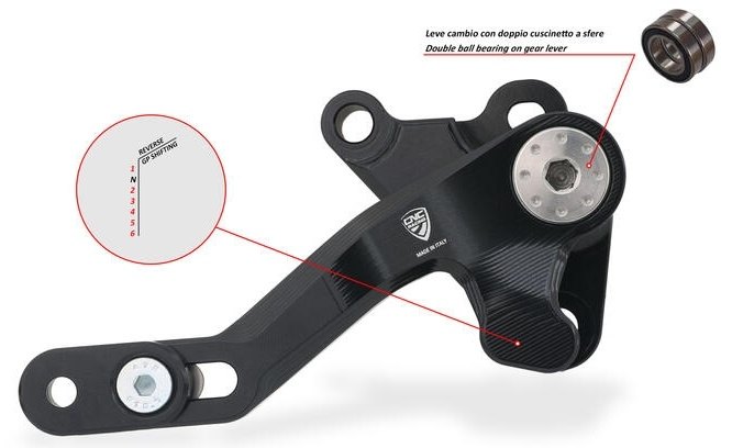 CNC Racing シーエヌシーレーシング シフトペダル (GP) SLIDE MULTISTRADA V4 Pikes Peak S DUCATI ドゥカティ ステップ 足回り