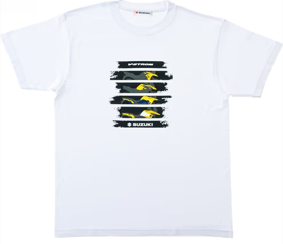 SUZUKI スズキ Tシャツ Vストローム 2024 Vストローム250 Vストローム250SX Vストローム650 Vストローム650XT Vストローム800 Vストローム800DE Vストローム1000 Vストローム1000XT Vストローム1050DE Vストローム1050 Vストローム1050XT アパレル(2)