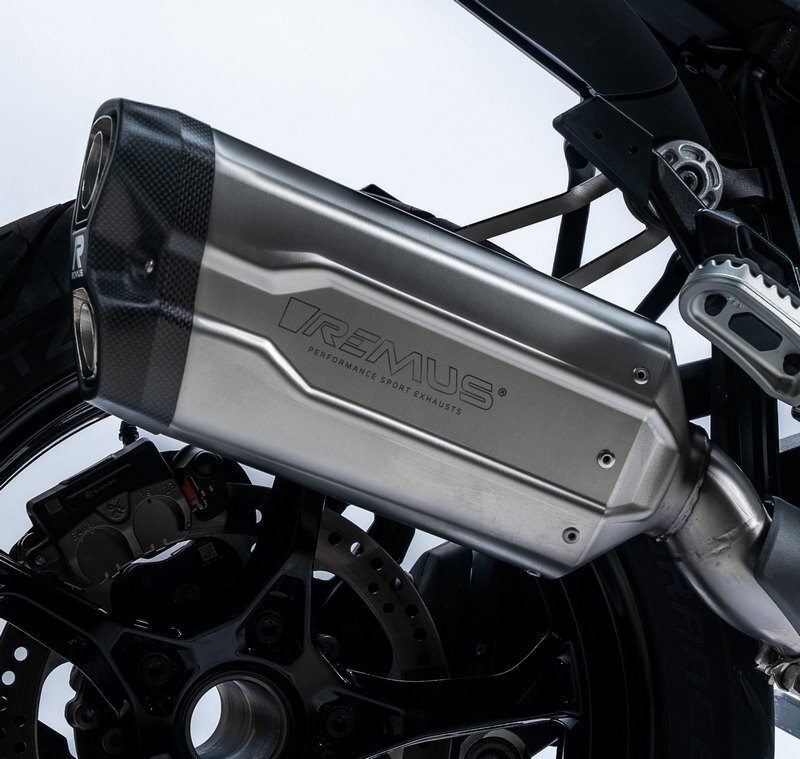 Mufflers - REMUS レムス Slip On Sport Exhaust，Stainless Matt，EC Approved スリップオンマフラー マフラー