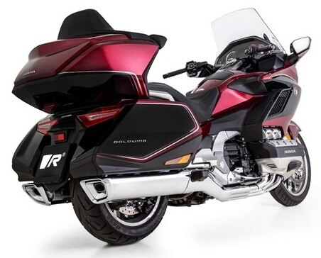 REMUS レムス Goldwing Slip On Sport Exhaust With Asc System Left-Right System，Original Cover Remains Bike，Incl. EC- Approval スリップオンマフラー マフラー