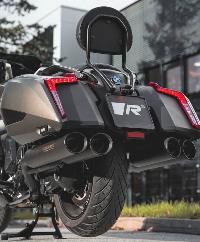 REMUS レムス Custom Muffler Left/Right Sport Exhaust，Stainless Black，Stainless Header 6-2 No Cat. Instead Of Original Header，Race Ec フルエキゾーストマフラー マフラー