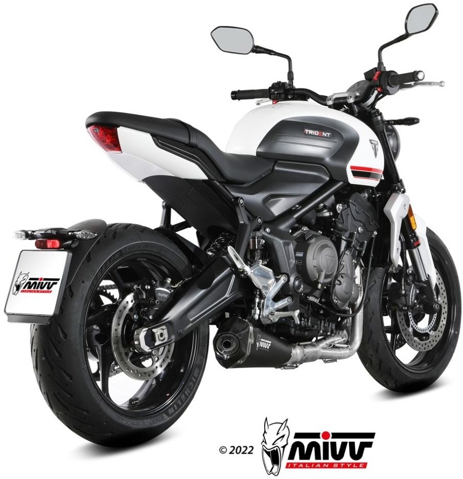 MIVV ミヴ DELTA RACE フルエキゾーストマフラー TIGER SPORT 660 TRIDENT TRIUMPH トライアンフ マフラー