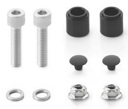 rizoma リゾマ Stealth mirror mounting kit for Naked Speed Triple 1200 RR Bond Edition Breitling GTS Super Sei Giorni TRIUMPH トライアンフ Vespa ベスパ ミラーアダプター ハンドル