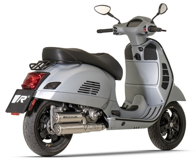 REMUS レムス Slip-On Double Mesh Sport Silencer，Stainless Brushed，Header Without Catalytic Converter，No Ece Type Approval フルエキゾーストマフラー マフラー