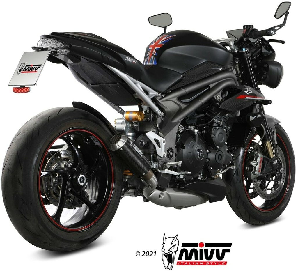 MIVV ミヴ MK3 スリップオンマフラー SPEED TRIPLE 1050 R S RS TRIUMPH トライアンフ マフラー