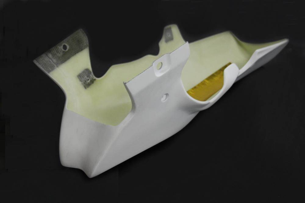 TYGA PERFORMANCE タイガパフォーマンス アンダーカウル レース/ストリート (GRP ホワイト塗装) WSS300 Version KTM RC390 カウル関連 外装