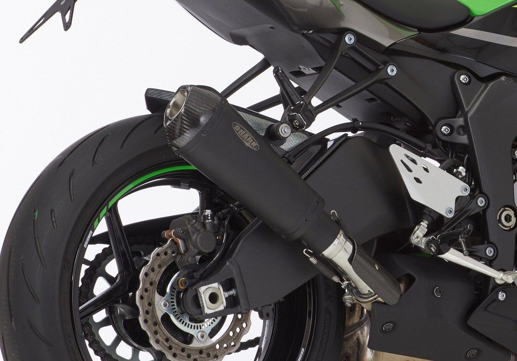 SHARK シャーク DSX-7 Slip on exhaust (4-1) Super Short スリップオンマフラー ZX-4R SE ZX-4RR KAWASAKI カワサキ マフラー