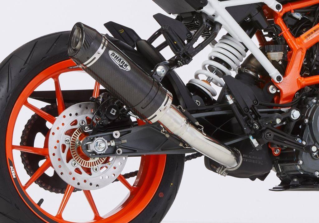 SHARK シャーク Street GP Slip on exhaust (2-1) Super Short スリップオンマフラー 990 Duke KTM マフラー