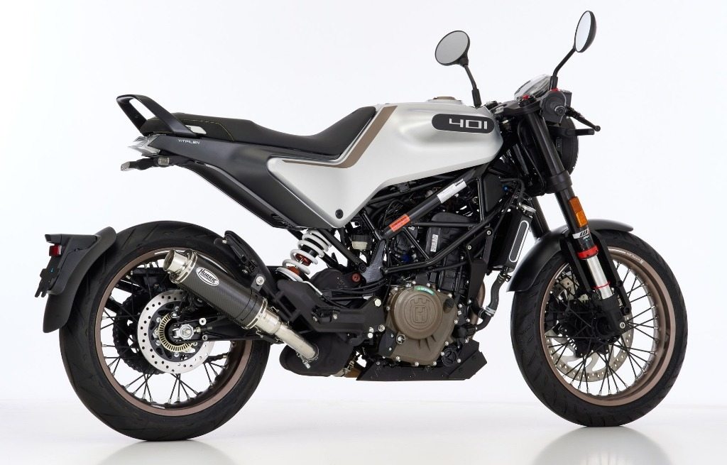 HURRIC フリック Supersport スリップオンマフラー Svartpilen 125 Vitpilen Duke HUSQVARNA ハスクバーナ KTM マフラー colour：carbon(carbon)