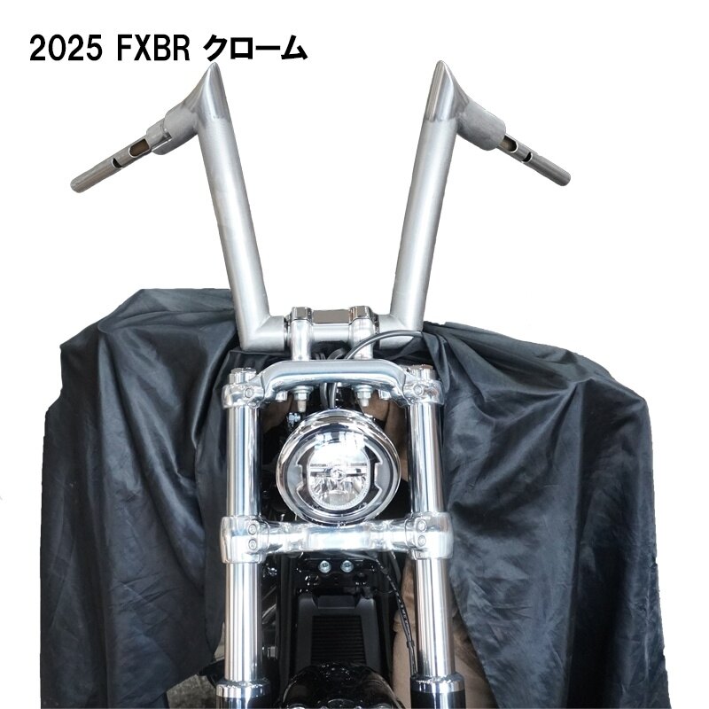 TRIJYA トライジャ 般若バー FXBRS FXBR HARLEY-DAVIDSON ハーレーダビッドソン ハンドルバー ハンドル ハンドルバーカラー：クローム / フットライザーキットカラー：なし