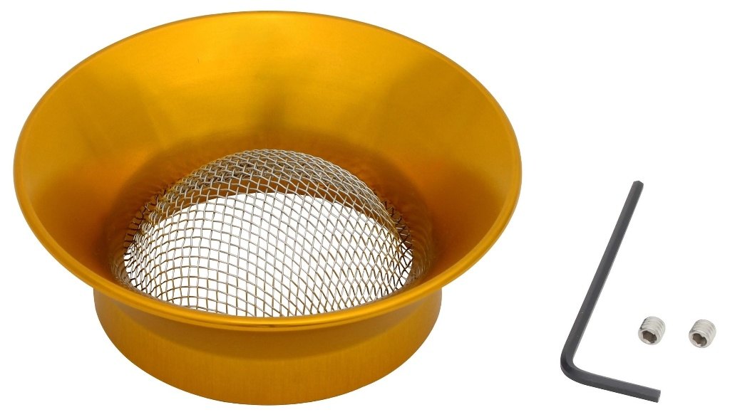 SHIFT UP シフトアップ ユニバーサル アルミマシンドエアファンネル 50mm KEIHINケイヒン PWK28キャブレター用 ファンネル 吸気関連 エンジン