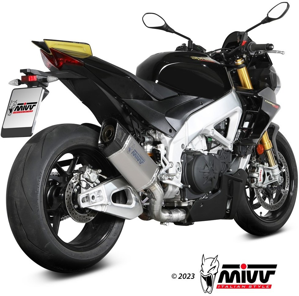 MIVV ミヴ SR-1 スリップオンマフラー TUONO V4 1100 RSV4 APRILIA アプリリア マフラー