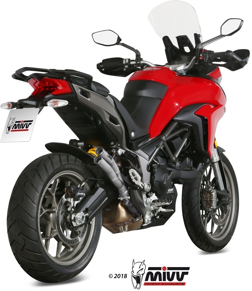 MIVV ミヴ DOUBLE GUN スリップオンマフラー MULTISTRADA 950 S 1200 ENDURO DUCATI ドゥカティ マフラー