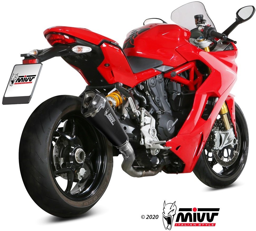 MIVV ミヴ DELTA RACE スリップオンマフラー SUPERSPORT 939 R DUCATI ドゥカティ マフラー 仕様：カーボン