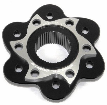 DUCABIKE (DBK) ドゥカバイク (ディービーケー) リアスプロケットフランジ DUCATI ドゥカティ スプロケットキャリア 駆動系 カラー：シルバー