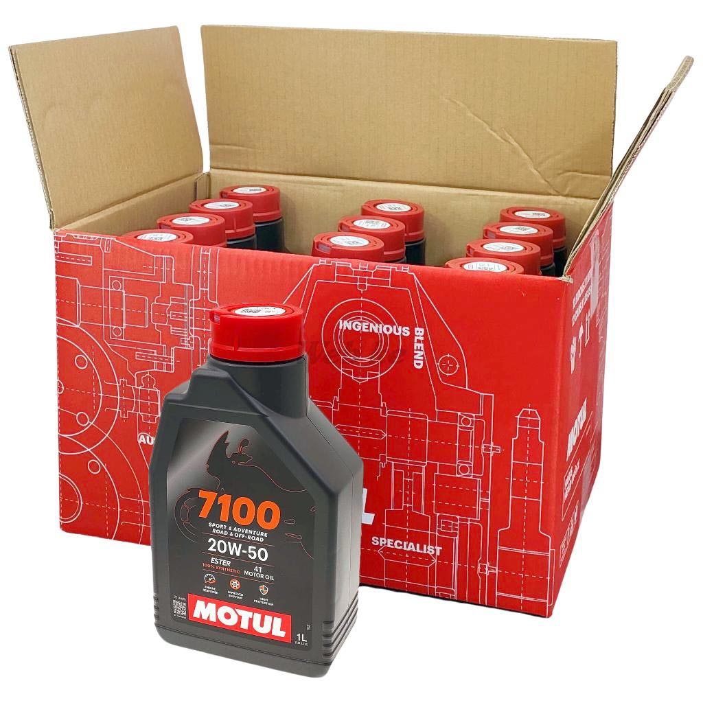 MOTUL ����塼�� �ڥ�������7100 4T ��20W-50�ۡ�1L��12�ܡۡ�4�������륪����� 4�������륪���� ������