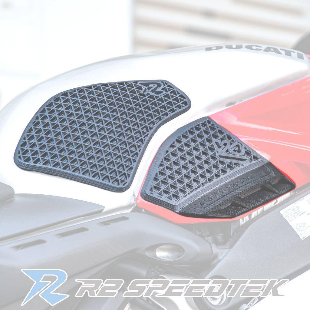 R2 SpeedTek アールツースピードテック TP 3D WOVEN タンクパッド PANIGALE V4 (18-21) DUCATI ドゥカティ ニーグリップパッド タンク関連 外装