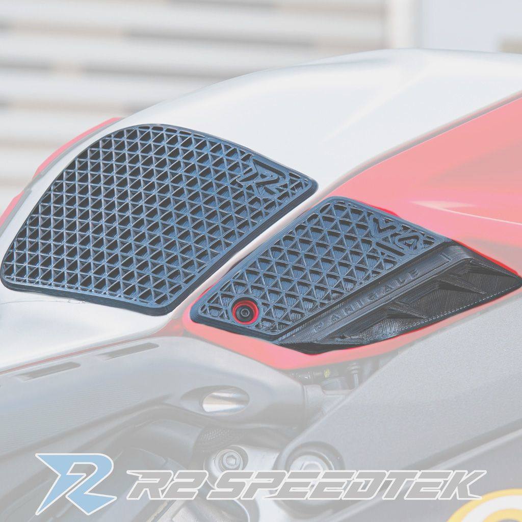 R2 SpeedTek アールツースピードテック TP 3D WOVEN タンクパッド PANIGALE V4 (22-) DUCATI ドゥカティ ニーグリップパッド タンク関連 外装