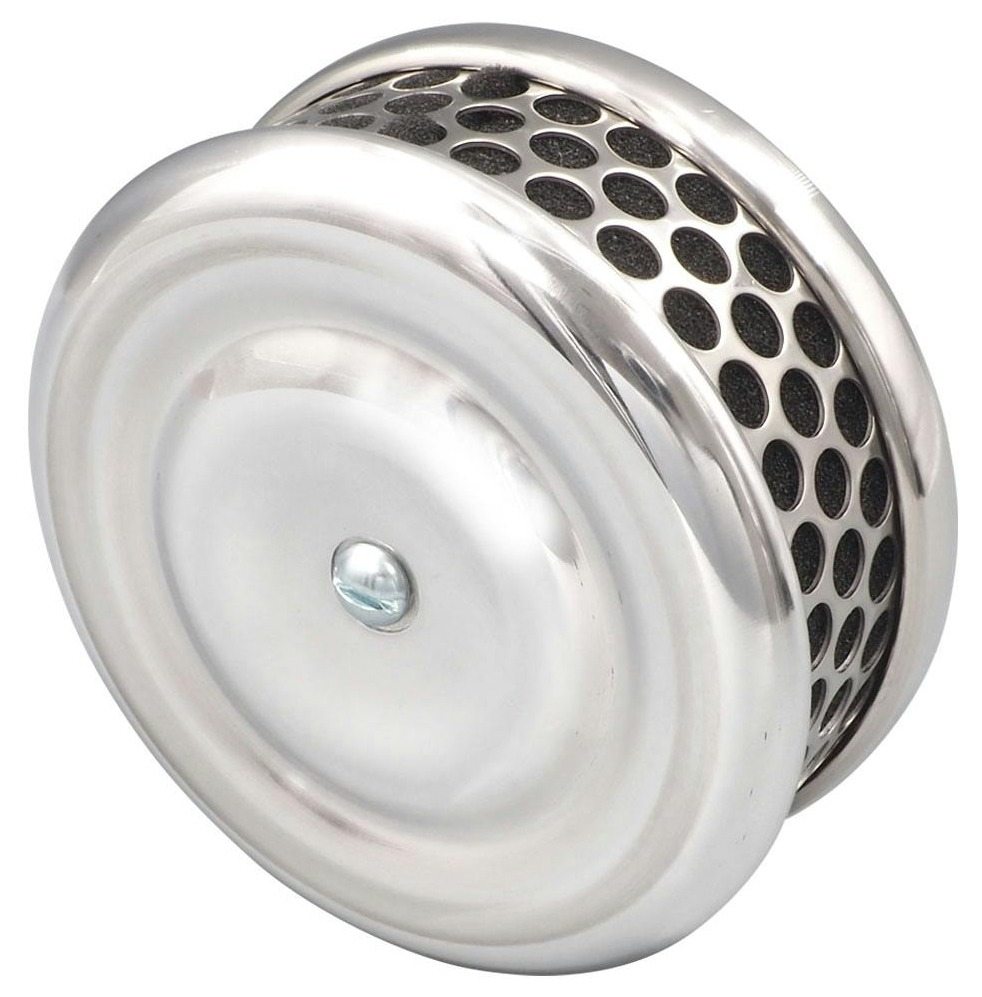 MALCOM SUPPLY マルコムサプライ パンケーキエアクリーナー スムース Bキャブレターを使用しているほとんどの車体 HARLEY-DAVIDSON ハーレーダビッドソン エアクリーナー・エアクリーナーエレメント 吸気関連 エンジン