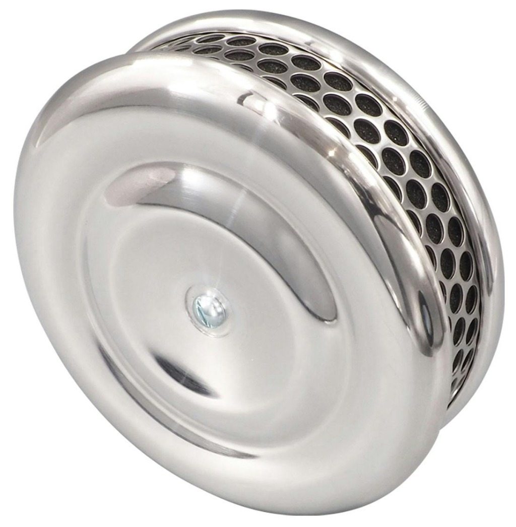 MALCOM SUPPLY マルコムサプライ パンケーキエアクリーナー スムース Eキャブレターを使用しているほとんどの車体 HARLEY-DAVIDSON ハーレーダビッドソン エアクリーナー・エアクリーナーエレメント 吸気関連 エンジン