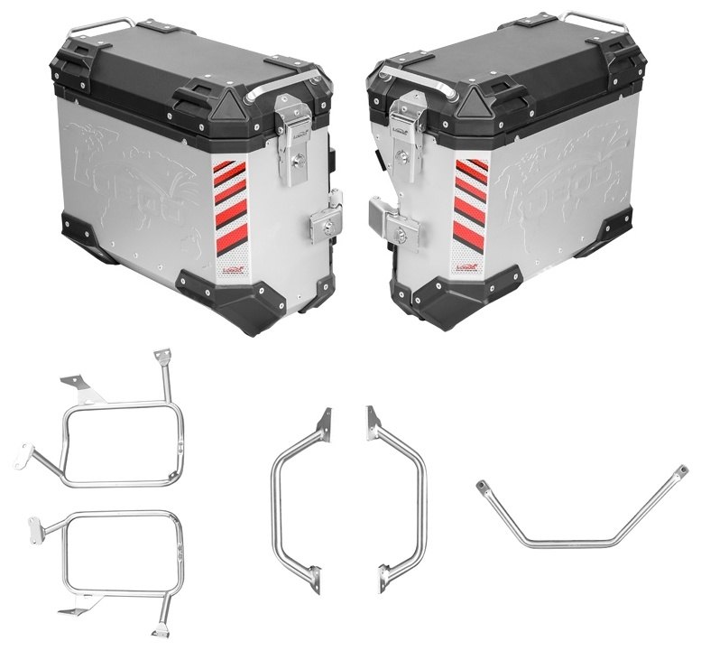 LOBOO ロブー PIKE TRACKERシリーズ 35L＋30L サイドケース キャリア付き X-ADV HONDA ホンダ パニアケース 車体用バッグ・ケース(2.0)