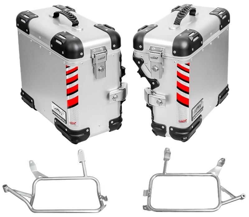 LOBOO ロブー TIBETシリーズ 35L＋28L サイドケース キャリア付き R1200GS R1250GS R1200GSAdventure R1250GSAdventure BMW パニアケース 車体用バッグ・ケース