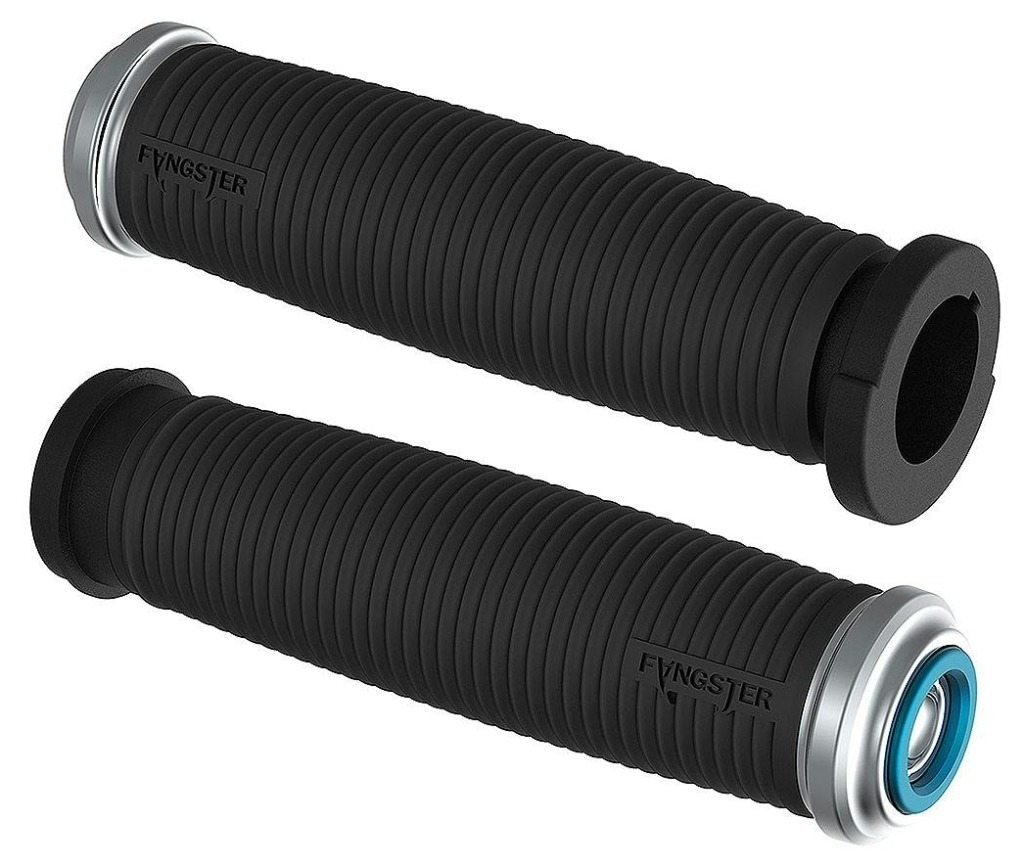 FANGSTER ファングスター グリップ 1インチバーを使用する殆どのハーレー HARLEY-DAVIDSON ハーレーダビッドソン ハンドル カラー：クローム／ブルー(100447)