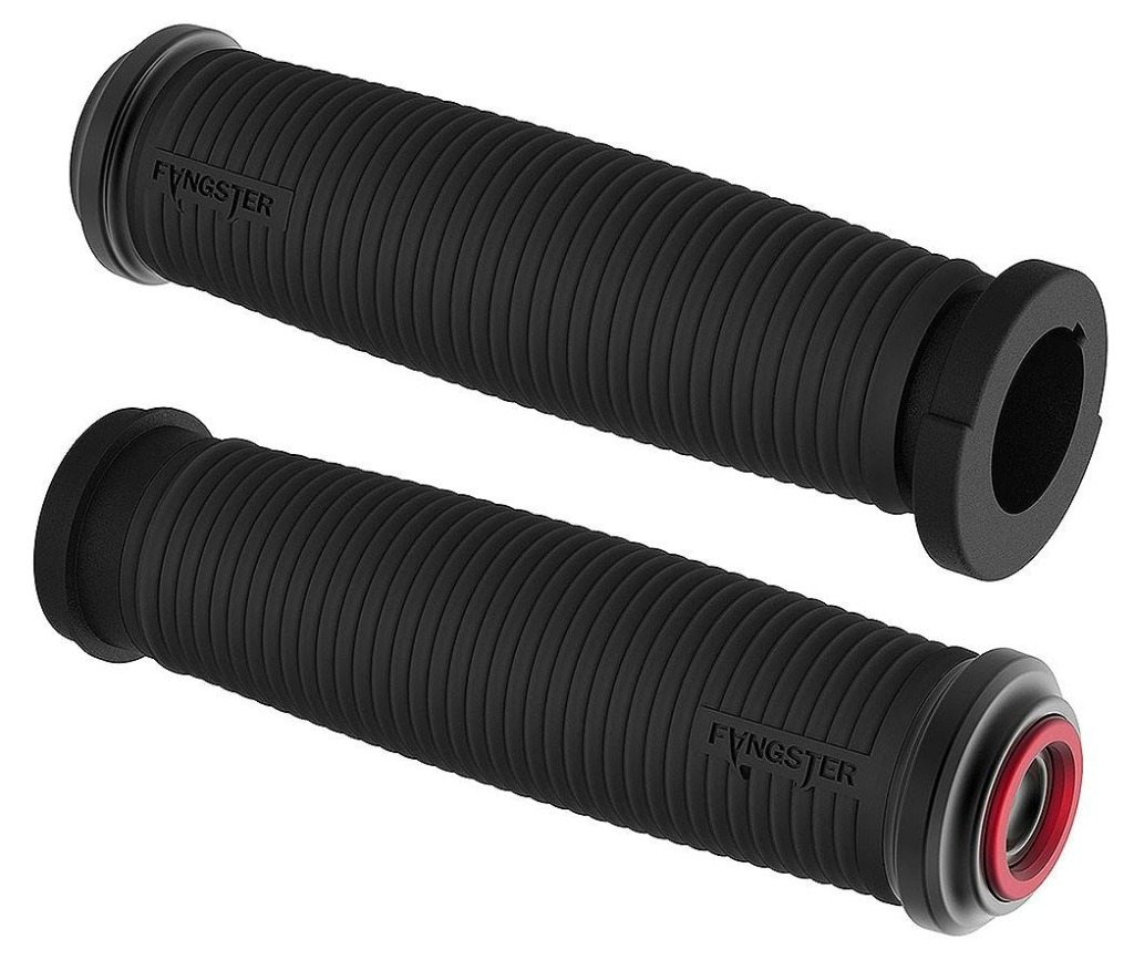 FANGSTER ファングスター グリップ ソフテイル・ダイナ ツアラーモデル HARLEY-DAVIDSON ハーレーダビッドソン ハンドル カラー：ブラック／レッド(100442)