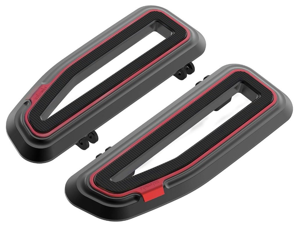 FANGSTER ファングスター フロアボード M8ソフテイルモデル HARLEY-DAVIDSON ハーレーダビッドソン フロアボード・ステップボード ステップ 足回り カラー：ブラック／レッド(170204)