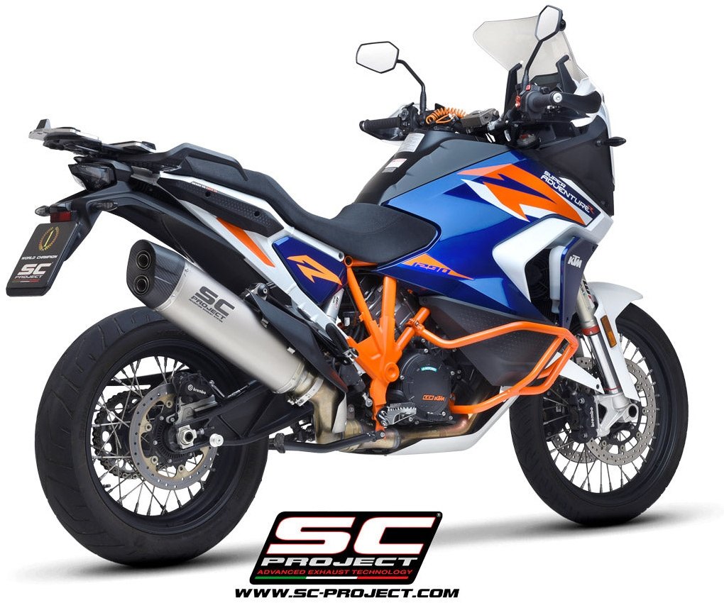 SC-PROJECT SCプロジェクト アドベンチャー スリップオンサイレンサー 1290 SUPER ADVENTURE KTM スリップオンマフラー マフラー 本体材質：チタン