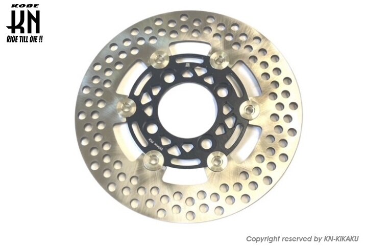 KN企画 ケイエヌキカク フローティングディスクローター PCX125 PCX150 ディオ110 SHモード GROM MSX125 MSX125SF モンキー125 HONDA ホンダ ブレーキディスクローター ブレーキ カラー：ブラック【KN-PXDK-220SVBK】
