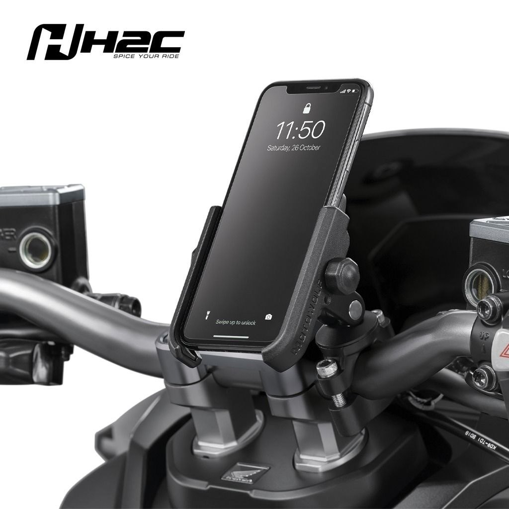 H2C エイチツーシー スマホホルダー ハンドラバー DAX DAX125 HONDA ホンダ スマートフォンホルダー・スマートフォンマウント 電子機器類