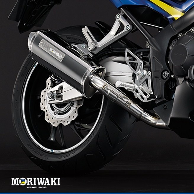 HONDA - H2C エイチツーシー MORIWAKIフルエキゾーストマフラー CBR650F HONDA ホンダ フルエキゾーストマフラー マフラー