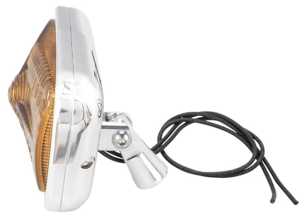 FNA CUSTOM CYCLES FNAカスタムサイクルス Far-E LEDヘッドライト ラージ ヘッドライト 灯火類 電装系 レンズカラー：アンバー(SQ9943028)