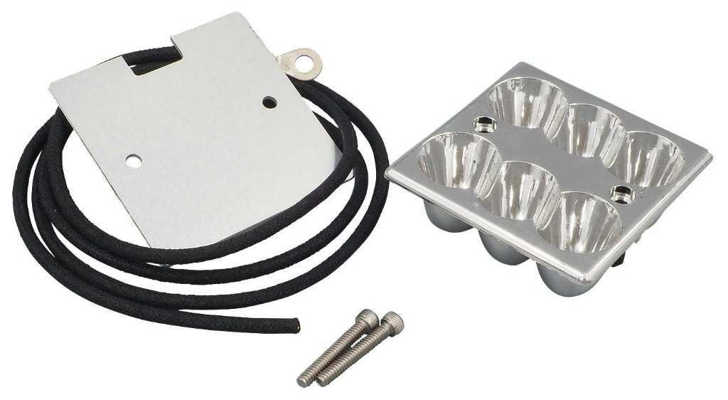 FNA CUSTOM CYCLES FNAカスタムサイクルス 3-1/4'＆ Far-E用リプレイスメントLEDクラスタ ハロゲンヘッドライトバルブ