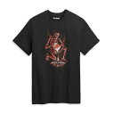 HARLEY-DAVIDSON ハーレーダビッドソン 骸骨鋳造H-DロゴTシャツ メンズ Tシャツ アパレル