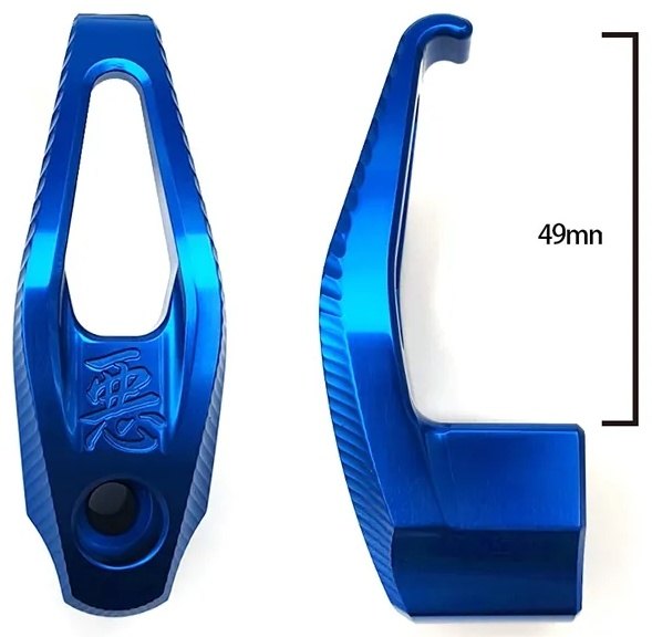 DOGHOUSE ドッグハウス アルミ製 収納ボックスフック CUXI100 CUXI 115 BWS R RS Zero 100 X FORCE CYGNUS GRYPHUS YAMAHA ヤマハ ツーリングフック カラー：オレンジ／レッド