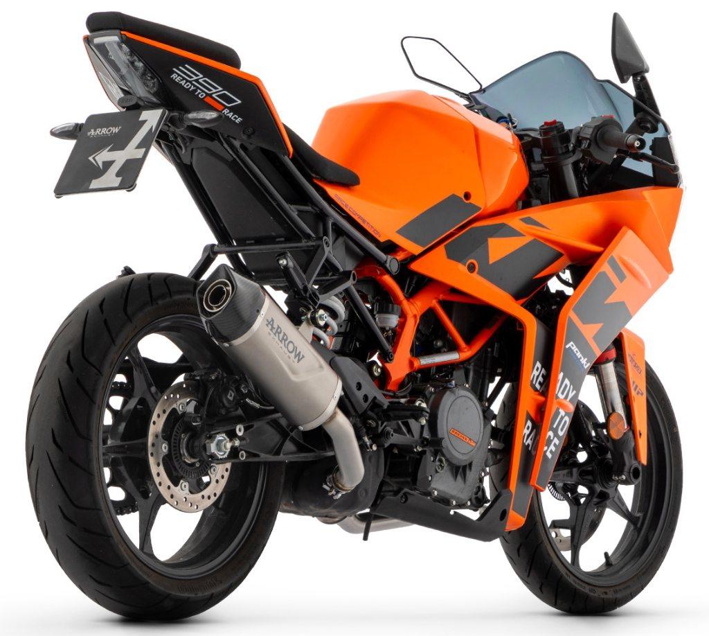 ARROW アロー INDY RACE EVO スリップオンマフラー RC 390 KTM マフラー サイレンサー材質：チタン