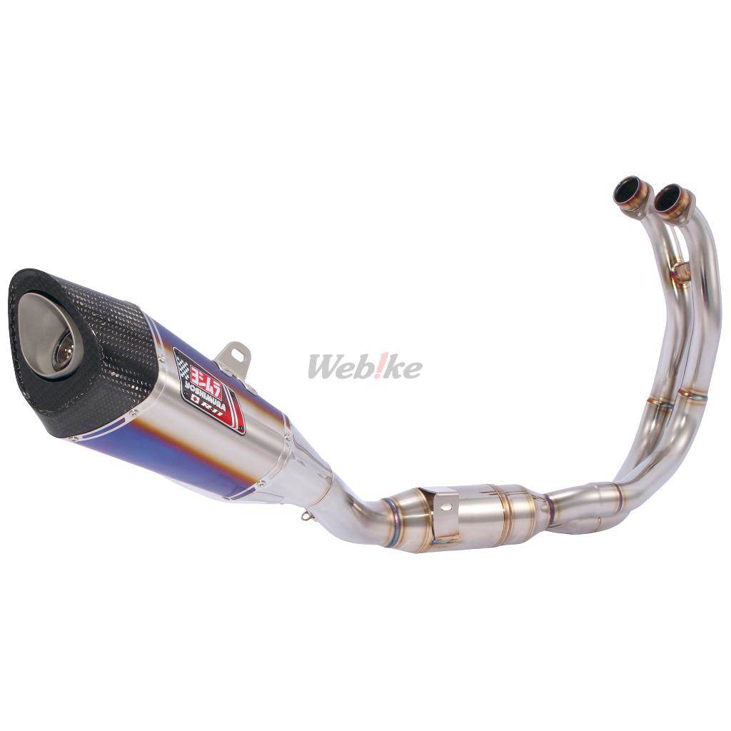 SUZUKI - YOSHIMURA ヨシムラ 機械曲R-11 サイクロン 1エンド EXPORT SPEC 政府認証 GSX-8R GSX-8S SUZUKI スズキ フルエキゾーストマフラー マフラー タイプ：STB(チタンブルーカバー)