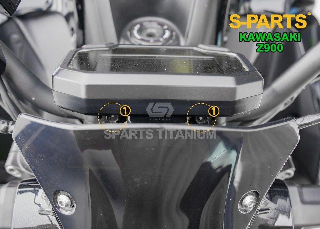 S-PARTS エスパーツ メーターブラケット用チタンボルトセット Z900 KAWASAKI カワサキ その他外装オプション・補修部品 外装