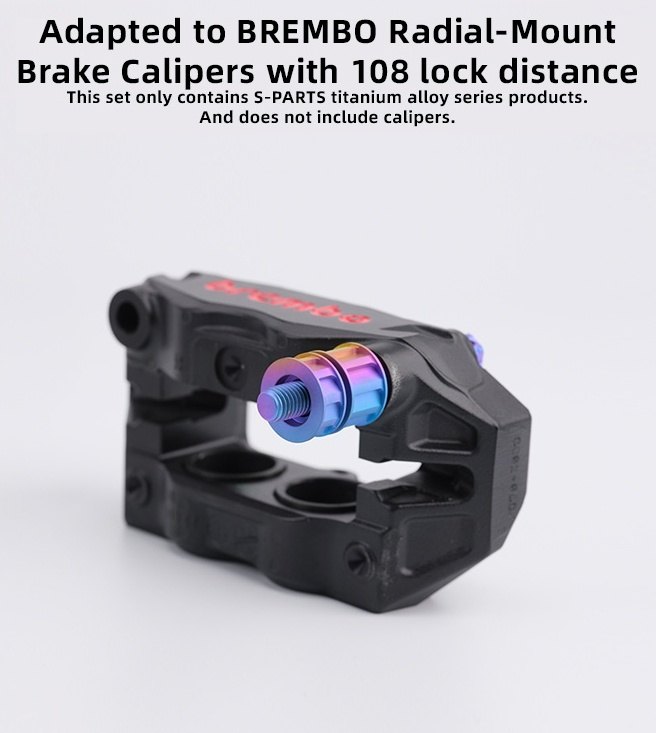 S-PARTS エスパーツ BREMBOラジアルキャリパー108mm用オフセットカラー D24 7.5mm ...