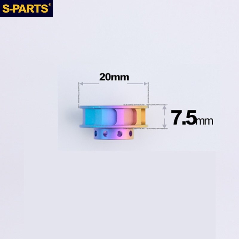 S-PARTS �����ѡ��� BREMBO�饸���륭���ѡ����ե��åȥ��顼 D20 7.5mm �����ѡ����ե��åȥ��顼 �֥졼�� �����ס����顼��(ɽ�̡�΢...