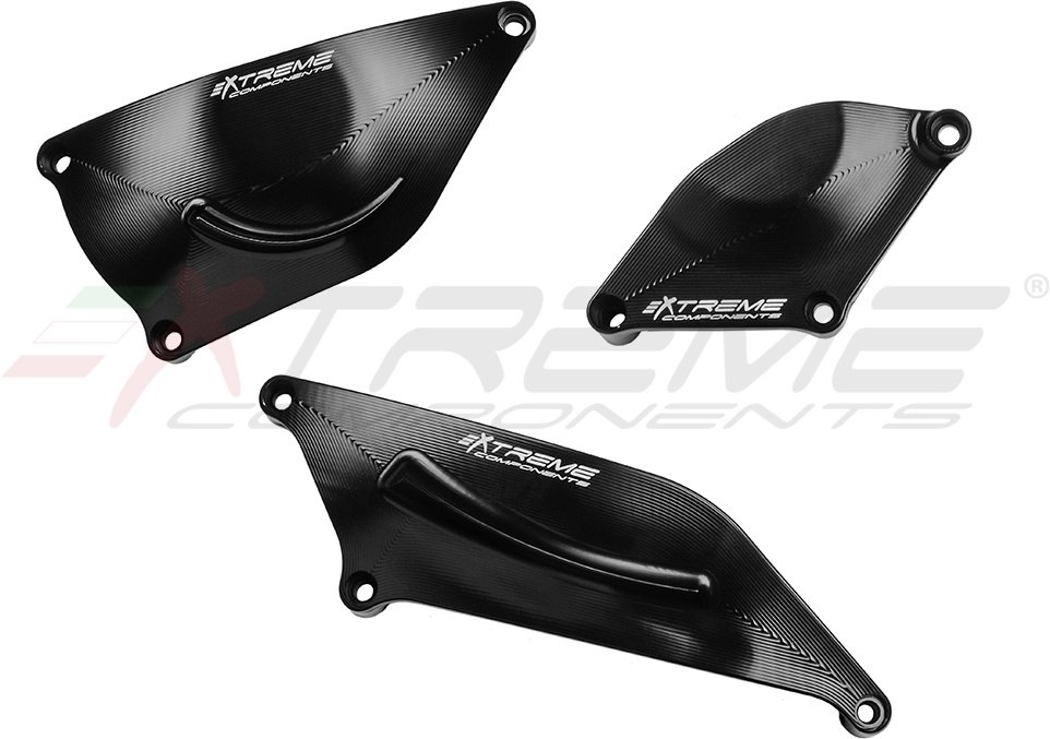 EXTREME COMPONENTS エクストリームコンポーネンツ アルミ製エンジンプロテクター3点セット (ピックアップカバー+ジェネレーター側+クラッチ側) GSXR 1000 SUZUKI スズキ エンジンカバーセット エンジンパーツ エンジン