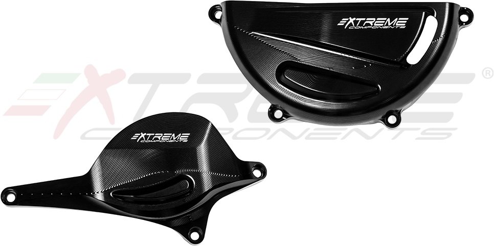 EXTREME COMPONENTS エクストリームコンポーネンツ アルミ製エンジンプロテクターセット (ジェネレーター側+クラッチ側) 959 1199 1299 Panigale V2 DUCATI ドゥカティ エンジンカバーセット エンジンパーツ エンジン